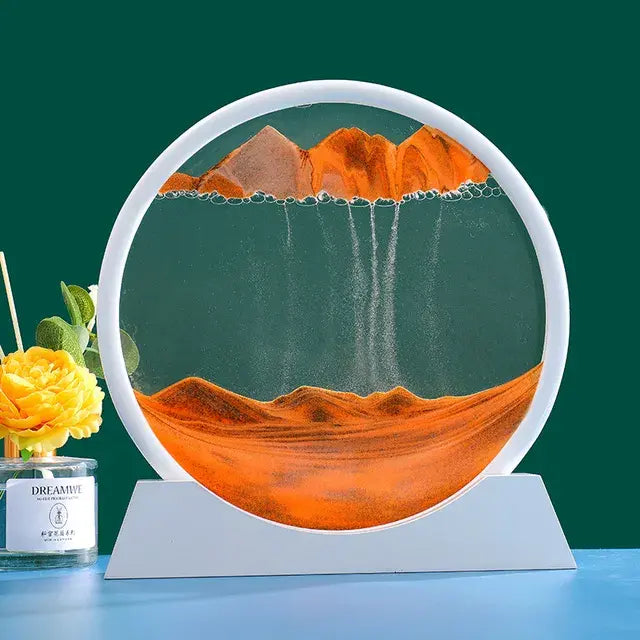 Round Sand Motion Art