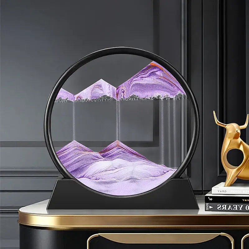 Round Sand Motion Art