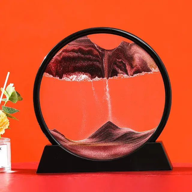 Round Sand Motion Art
