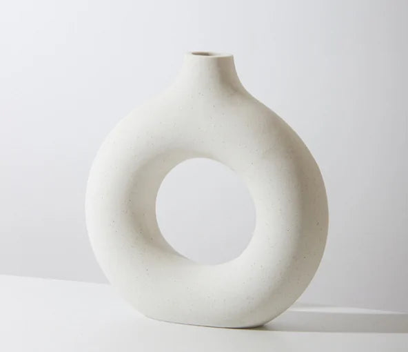 Sculptural Donut Vase