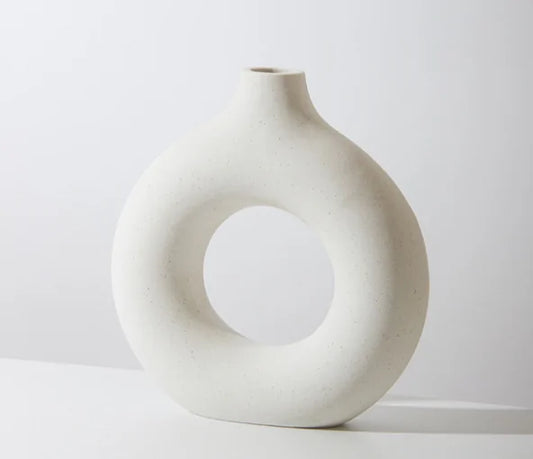 Sculptural Donut Vase