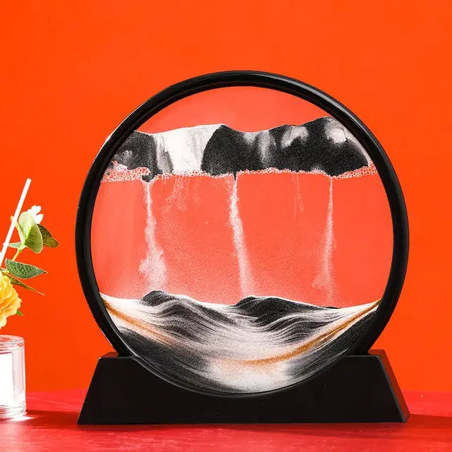 Round Sand Motion Art
