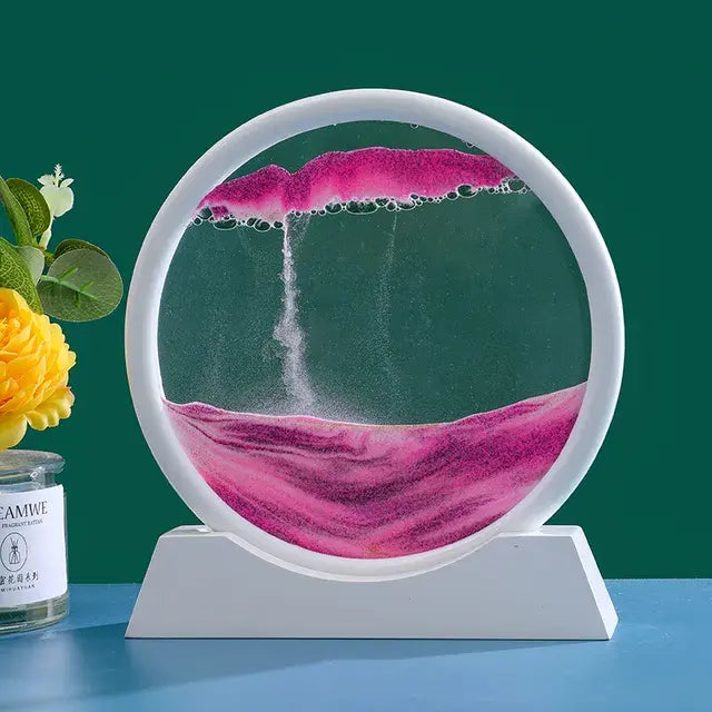 Round Sand Motion Art