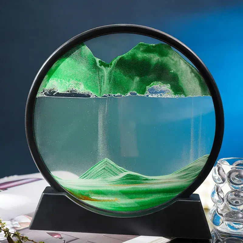 Round Sand Motion Art