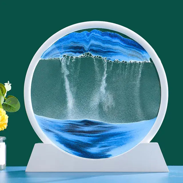 Round Sand Motion Art