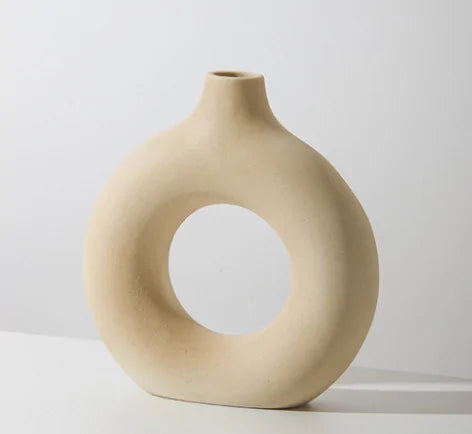 Sculptural Donut Vase