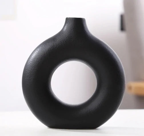 Sculptural Donut Vase