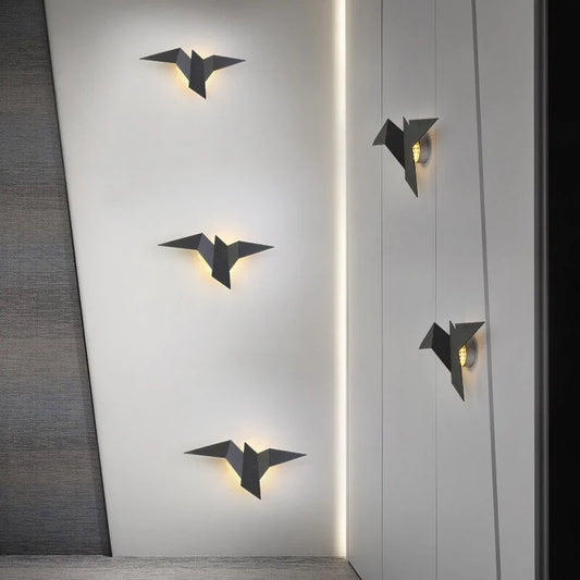 Scandi Illuminous Bird Wall Lamp