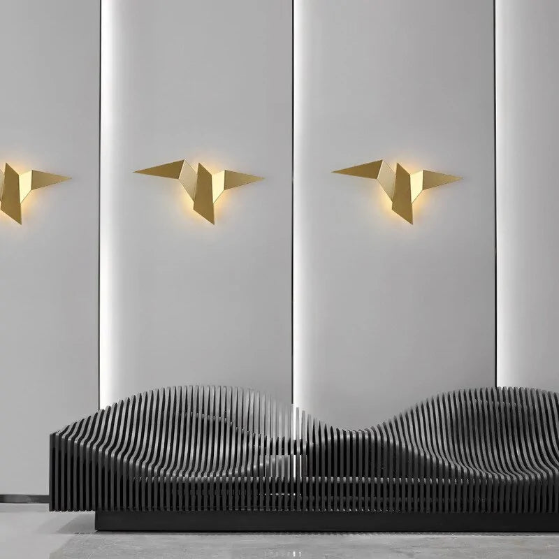 Scandi Illuminous Bird Wall Lamp