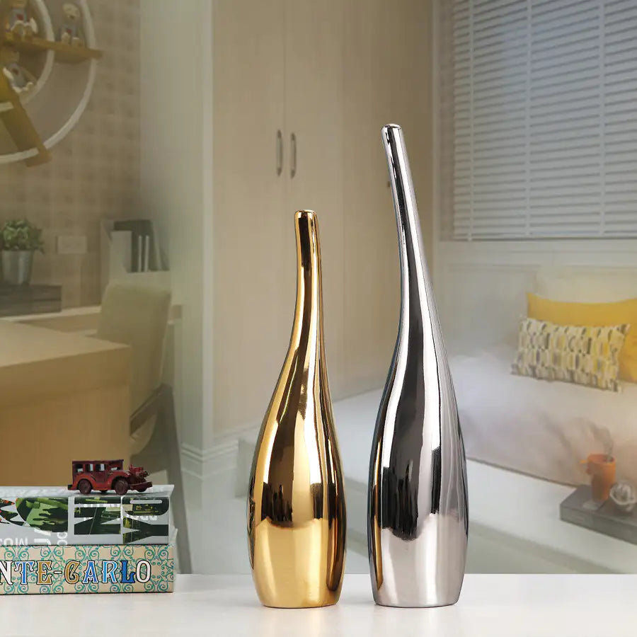 Scandi Luxe Gold Vase