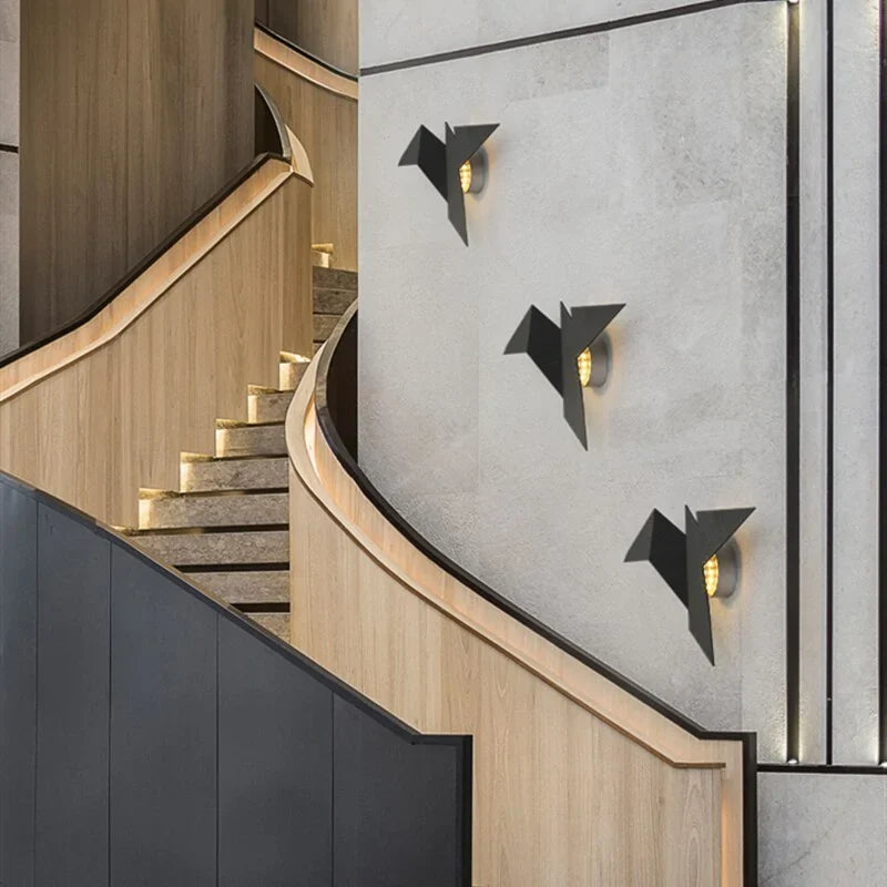 Scandi Illuminous Bird Wall Lamp