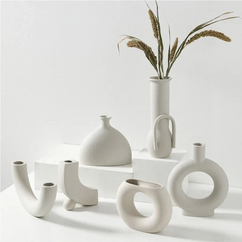 Scandi Accent Ceramic Vase
