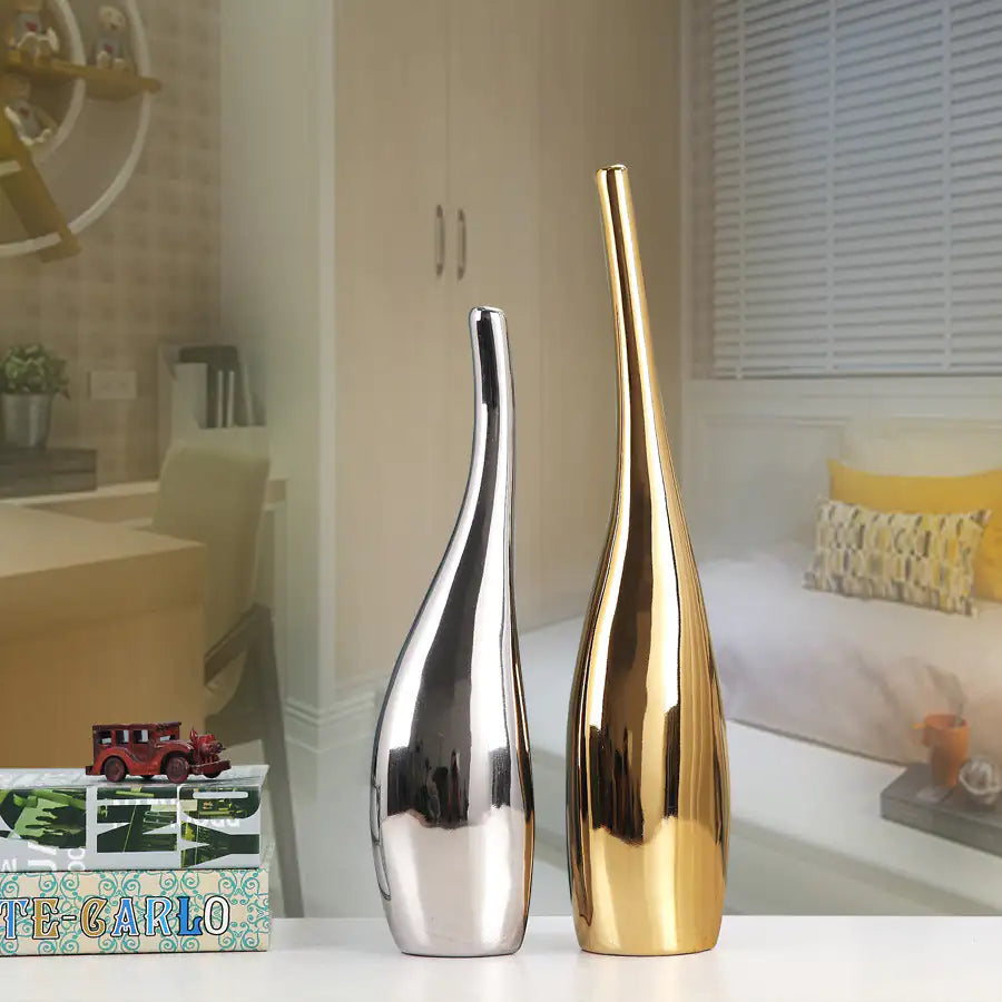 Scandi Luxe Gold Vase