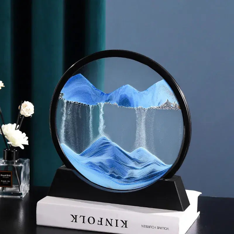 Round Sand Motion Art