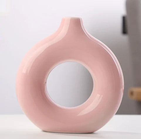 Sculptural Donut Vase