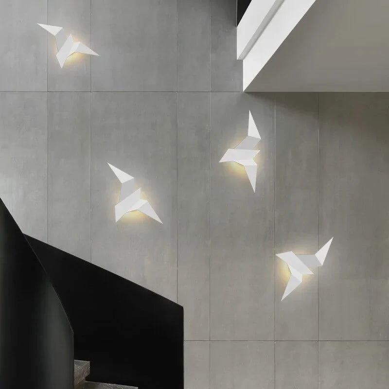Scandi Illuminous Bird Wall Lamp