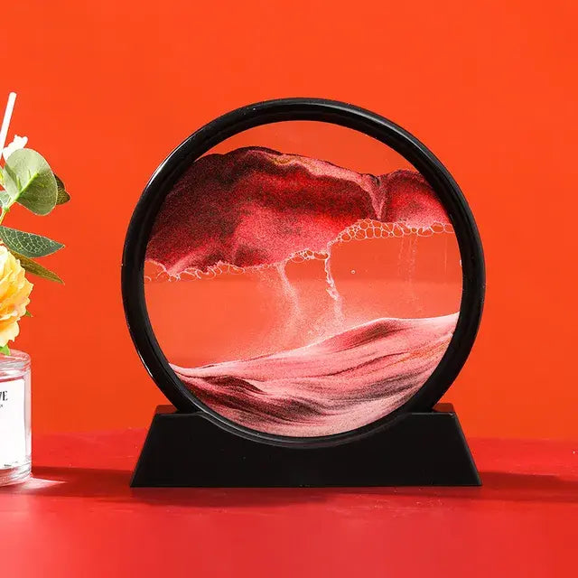 Round Sand Motion Art