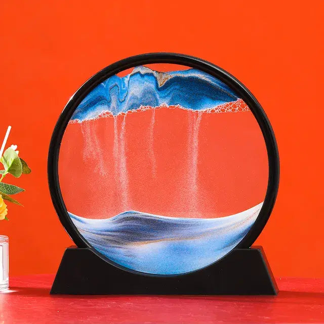 Round Sand Motion Art