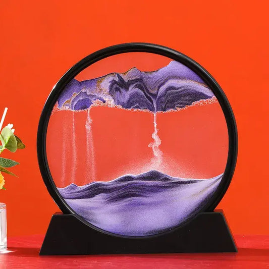 Round Sand Motion Art