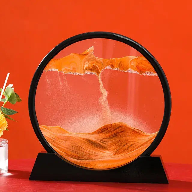 Round Sand Motion Art