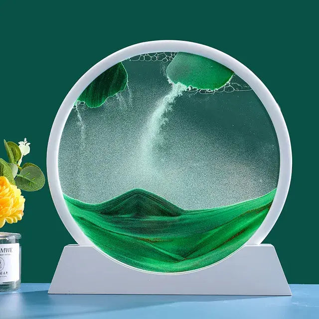 Round Sand Motion Art