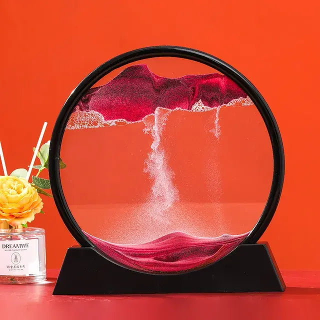 Round Sand Motion Art