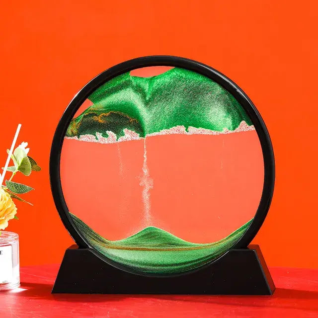Round Sand Motion Art