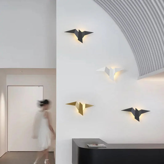Scandi Illuminous Bird Wall Lamp